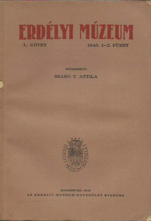 Erdélyi Múzeum 1945