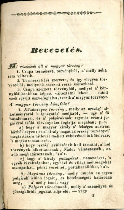 Magános magyar törvény