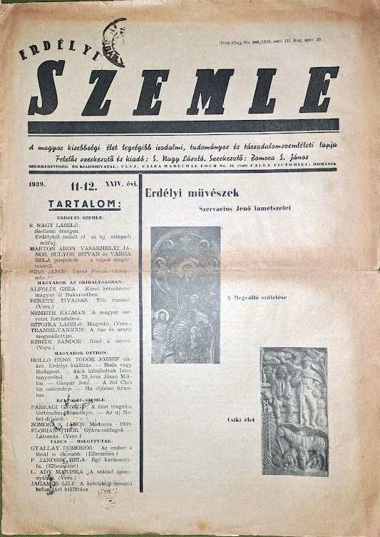 Erdélyi Szemle 1939