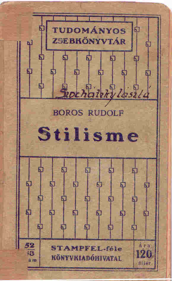  Boros Rudolf: Stilisme