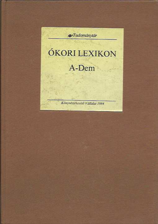 Ókori lexikon I-IV.