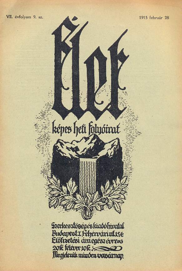 ÉLET. Képes havi folyóirat 1915.