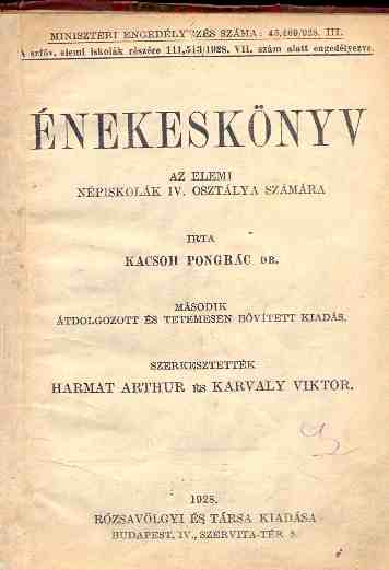 Kacsoh Pongrác: Énekeskönyv 