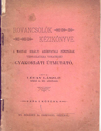 Rovancsolók kézikönyve