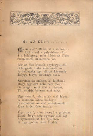 Sárosy Gyula: Vegyes költeményei