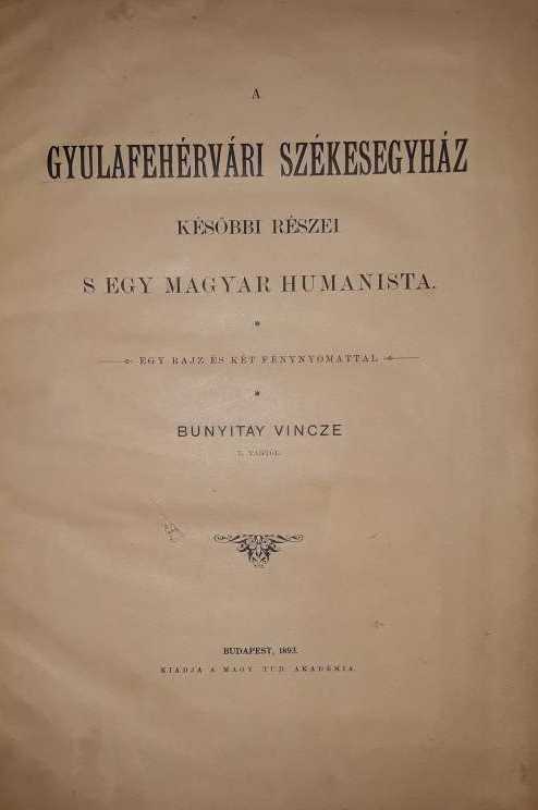 A gyulafehérvári székesegyáház 