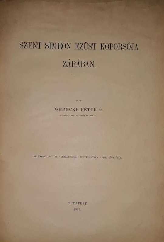 Szent Simeon próféta ezüst koporsója Zárában