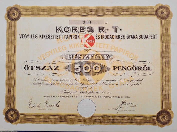 Kores R.T. réstvény