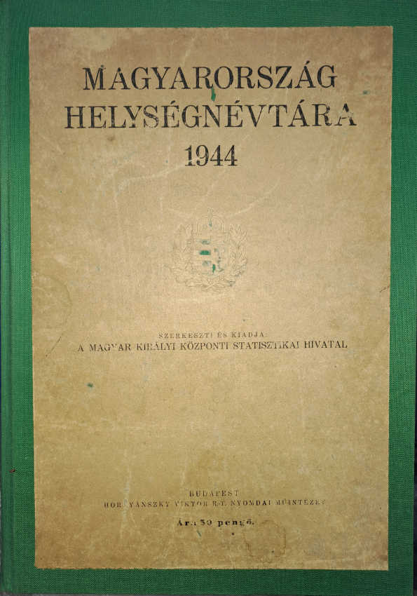 Magyarország helységnévtára 1944
