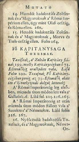 Magyarok cronicaja