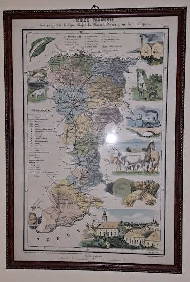 Temes vármegye térképe