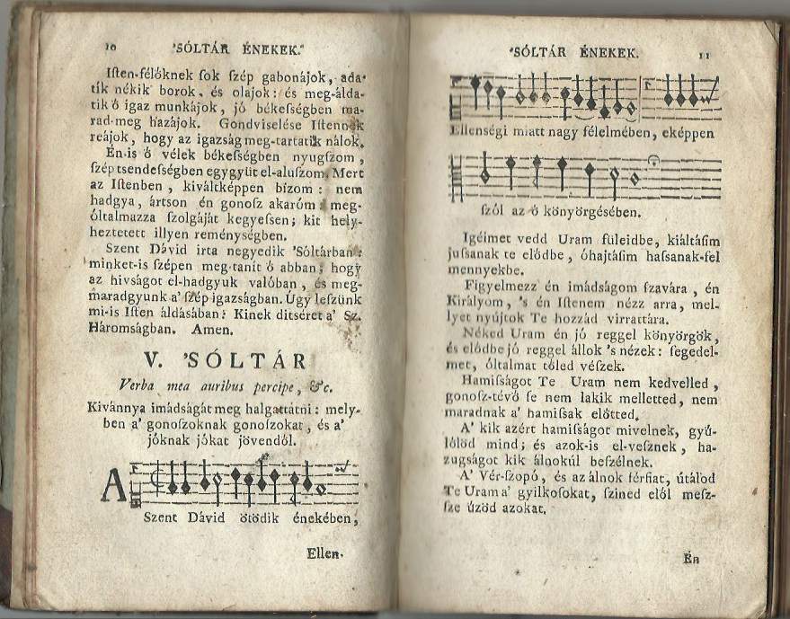 Soltari  és halottas énekek