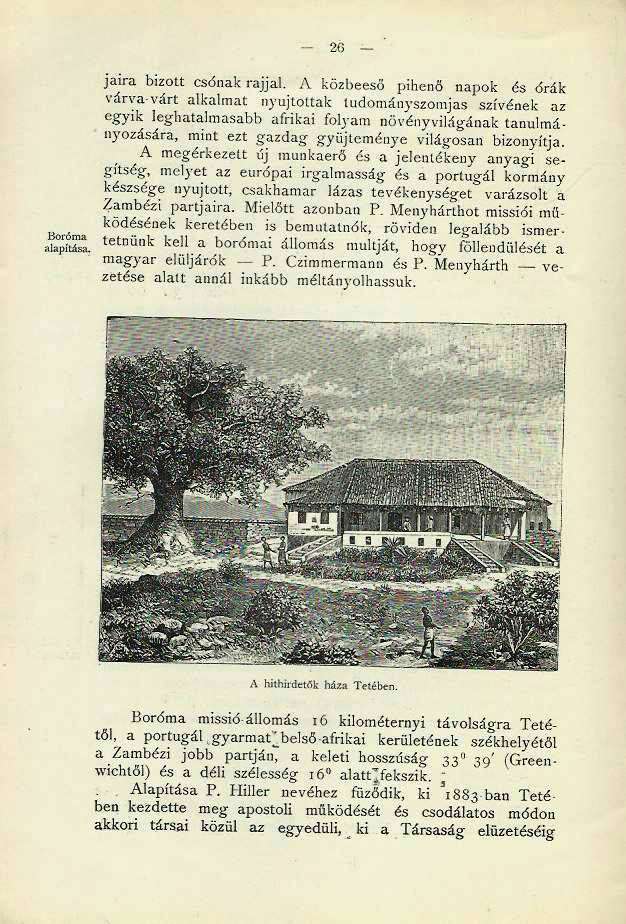 Menyhárt László megfigyelései Afrika belsejében