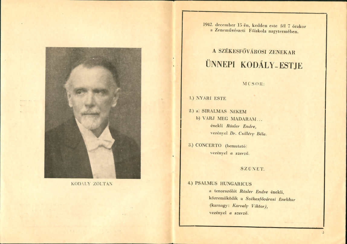  Kodály- est