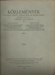 Közlemények az Erdélyi Nemzeti Múzeum Érem- és Régiségtárából