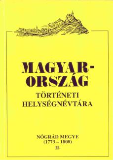 Magyarország történeti helységnévtára: Nógrád