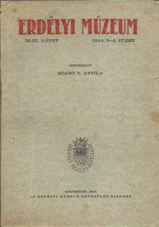 Erdélyi Múzeum 1944
