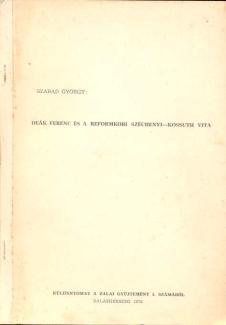 Deák, Kossuth, Széchenyi, reformkor