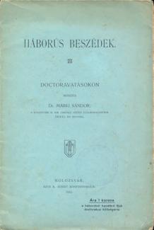 Háborús beszédek