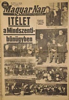 Magyar Nap- Mindszenti ítélet