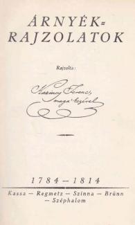 Kazinczy Ferenc: Árnyékok