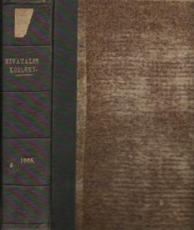 Hivatalos Közlöny 1906