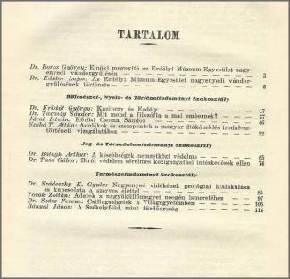 Az Erdélyi Múzeum-Egyesület Emlékkönyve 1931