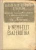 A nemi élet és az erotika